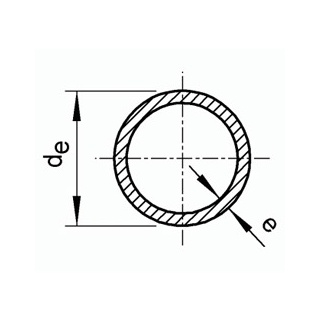 Труба э/с 32х1.5, матовая